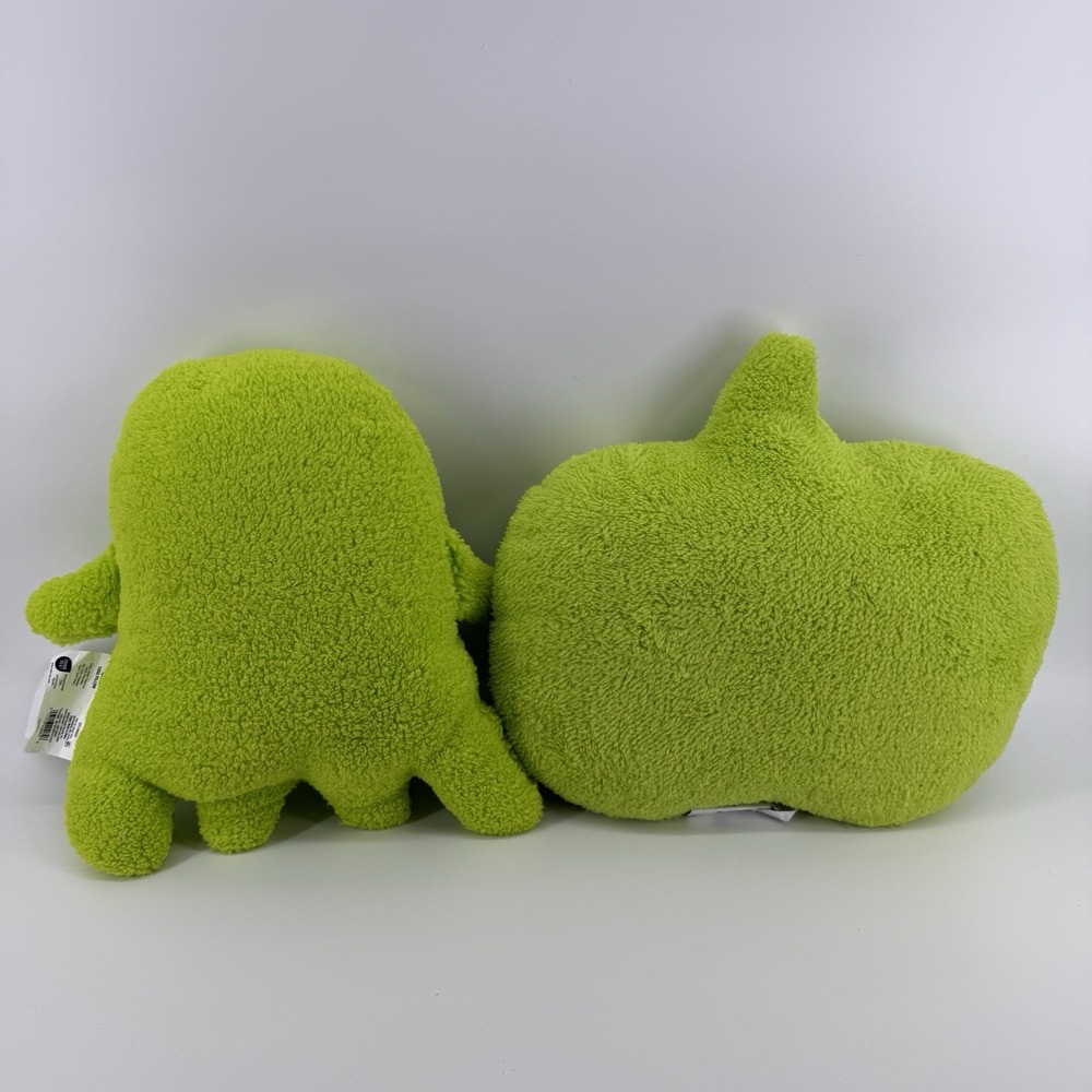 Target Hyde Eek Ghost Pumpkin Pillow Set Green Faux Shearling Plush Halloween 24 - Picture 2 of 4